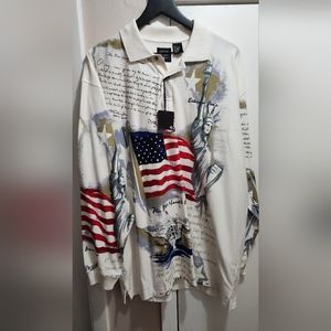 NWT Men's  Eskimo Joe Patriotic Shirt